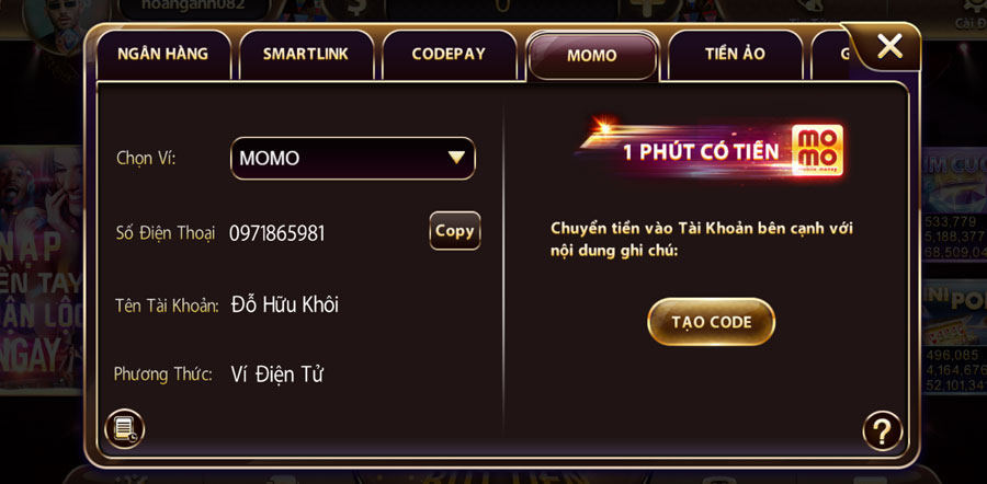 Hướng dẫn nạp tiền Nhatvip - khi cần game thủ có khó có Nhatvip lo